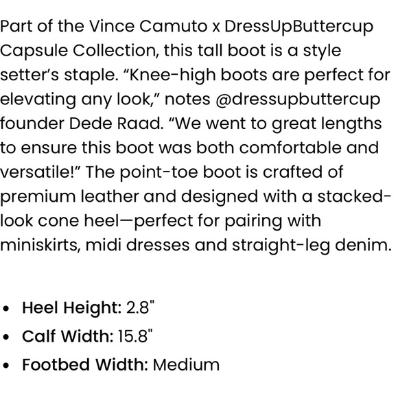 Black Knee High Boots - - Vince Camuto - DeDe Raad - dressupbuttercup - leather - Picture 4 of 8